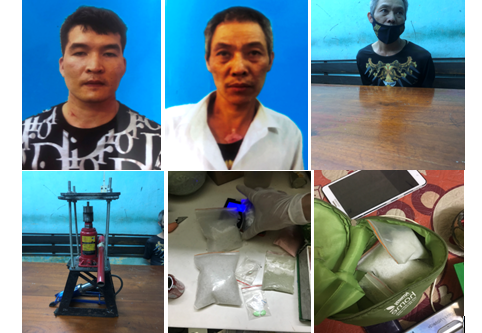 Công an quận Ngô Quyền: Bắt giữ 3 đối tượng về hành vi tàng trữ, sản xuất, buôn bán trái phép chất ma túy